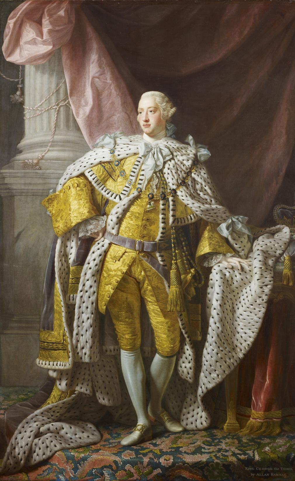 Allan Ramsay, State portrait of George III, 1761-2 Allan Ramsay, State portrait of George III, 1761-2