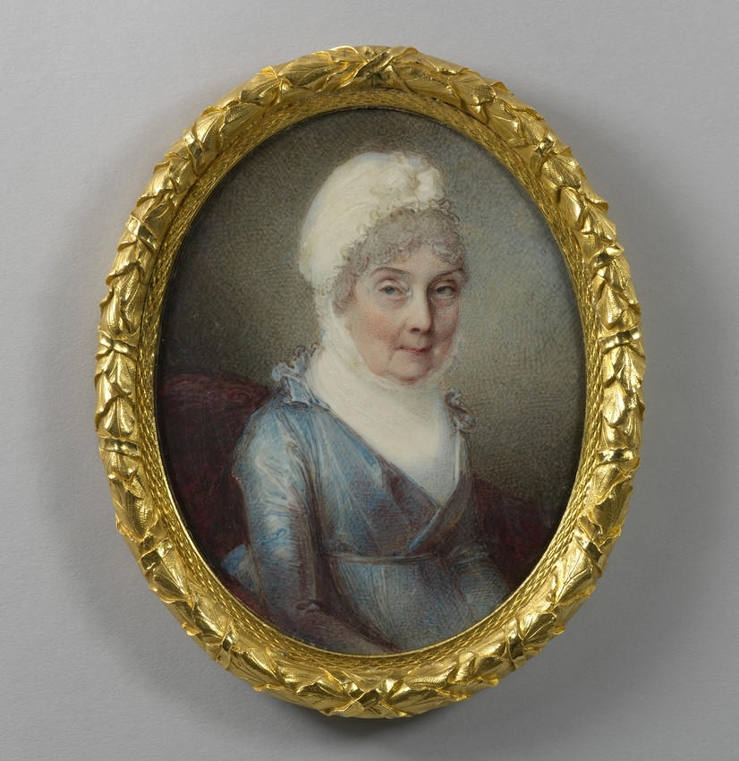 Lady Charlotte Finch c.1802, RCIN 420972 Miniature of Charlotte Finch