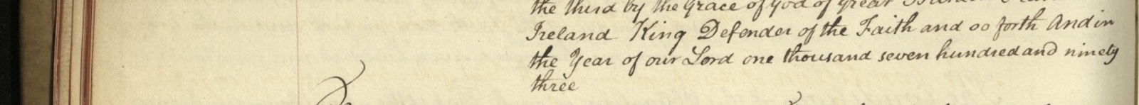 Page from George IV's record of debts, 1793 (GEO/ADD/17/64/1) Extract from financial ledger of George IV's debts