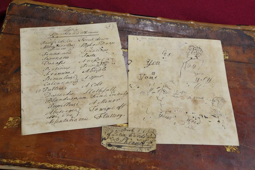 Pages from George III's essay collection George III essays