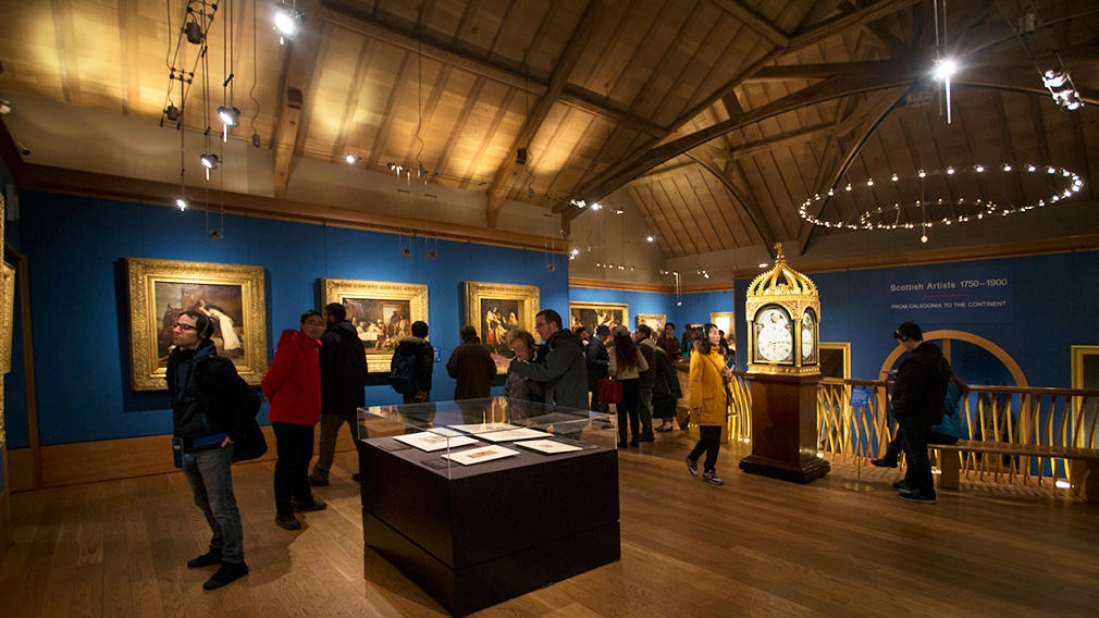 Group visit to The King's Gallery, Palace of Holyroodhouse Group visit to The King's Gallery, Palace of Holyroodhouse