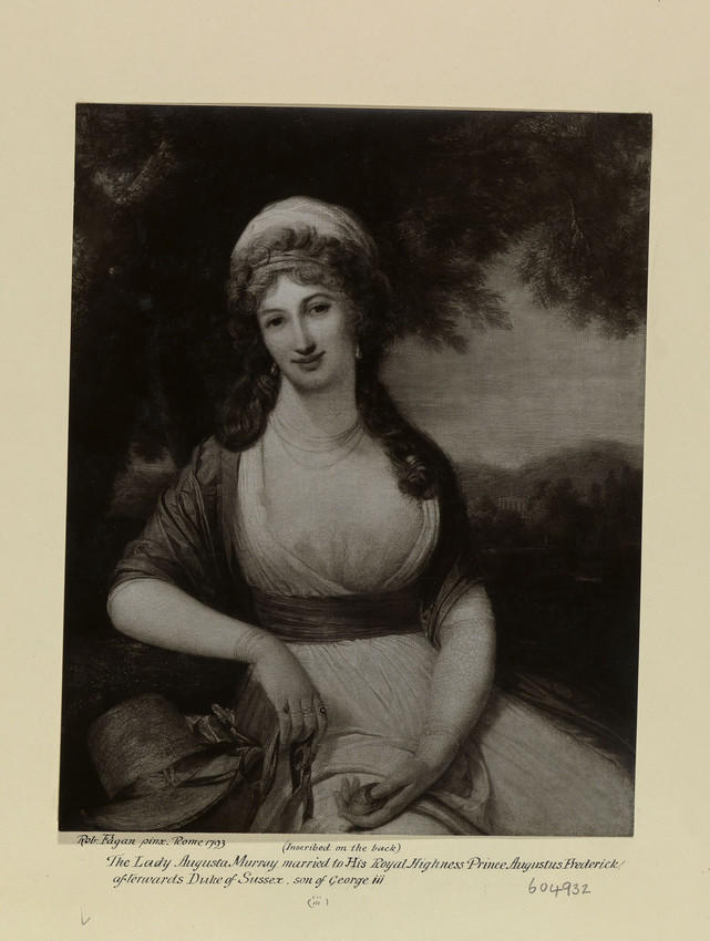 Lady Augusta Murray, RCIN 604932 Painting of Lady Augusta Murray