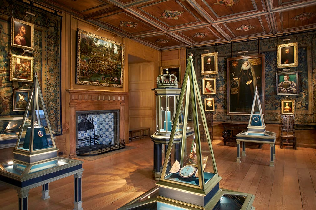 Mary Queen of Scots' Outer Chamber at the Palace of Holyroodhouse Mary Queen of Scots outer chamber at the Palace of Holyroodhouse