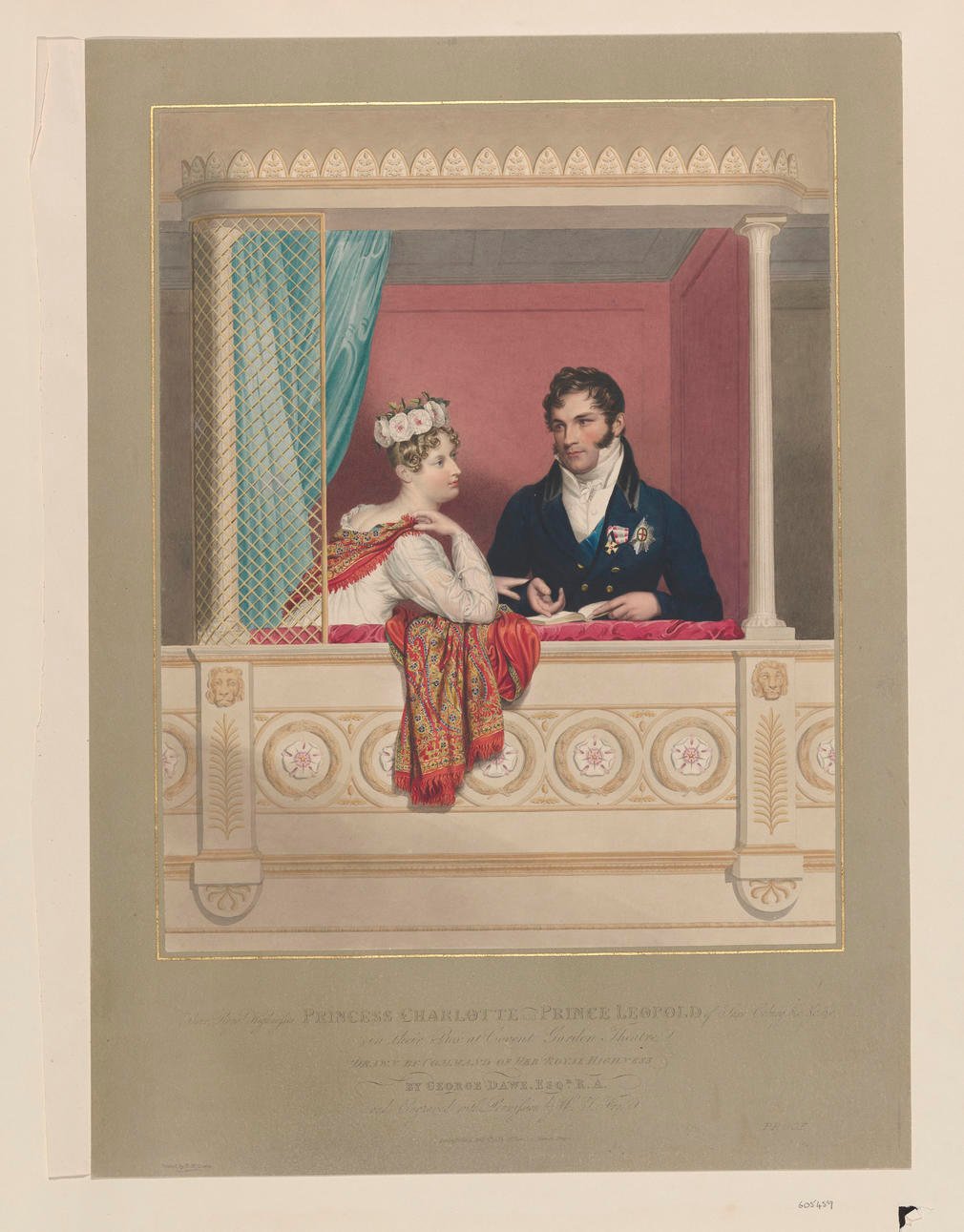 Princess Charlotte of Wales and Prince Leopold of Saxe Coburg, 1818