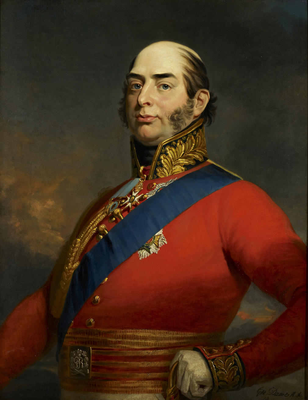 Edward, Duke of Kent, by George Dawe, 1818. RCIN 407177