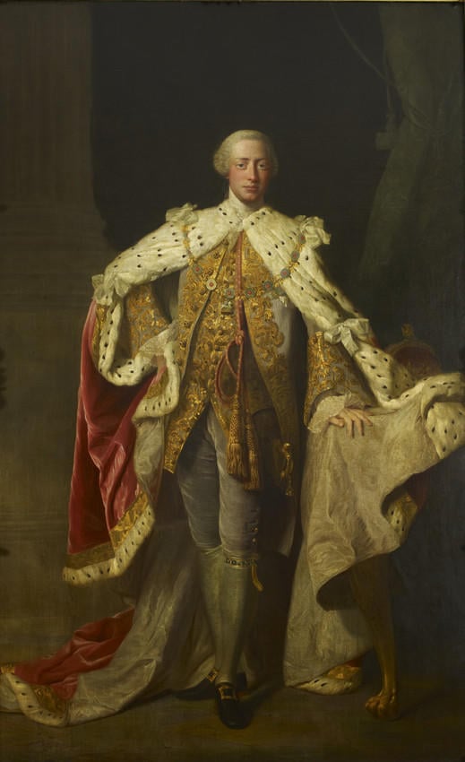 George III, when Prince of Wales c.1760-5, RCIN 409153 George III as Prince of Wales