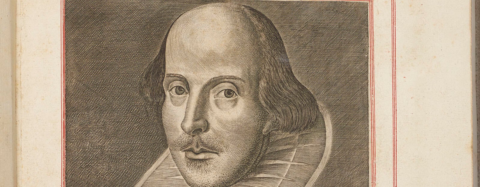Image of Shakespeare from the First Folio (RCIN 1047467) Portrait of Shakespeare
