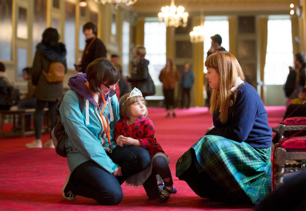 Family visit to the Palace of Holyroodhouse Family visit to the Palace of Holyroodhouse