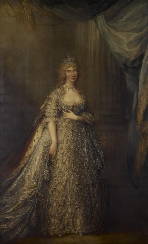 Caroline of Brunswick when Princess of Wales 1795-96 Gainsborough Dupont, RCIN RCIN 404550