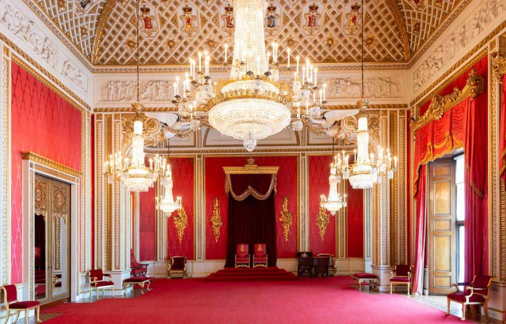 The Throne Room in Buckingham Palace The Throne Room in Buckingham Palace