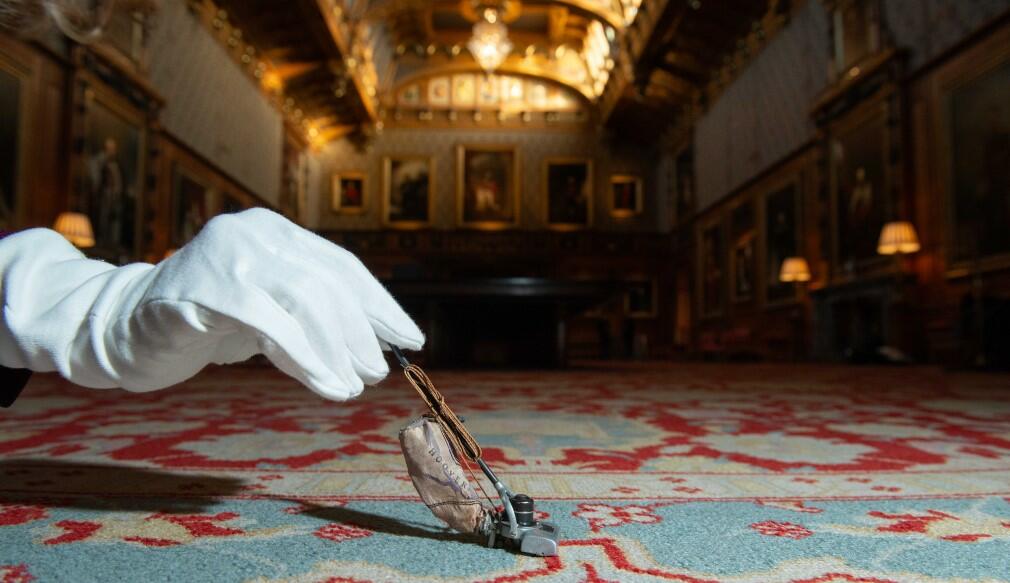 A vaccum cleaner from Queen Mary's Dolls' House A vaccum cleaner from Queen Mary's Dolls' House