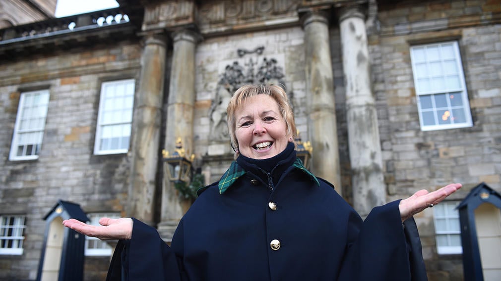 Warden at Palace of Holyroodhouse Warden at Palace of Holyroodhouse